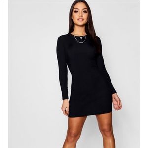 Basic bodycon long sleeve dress